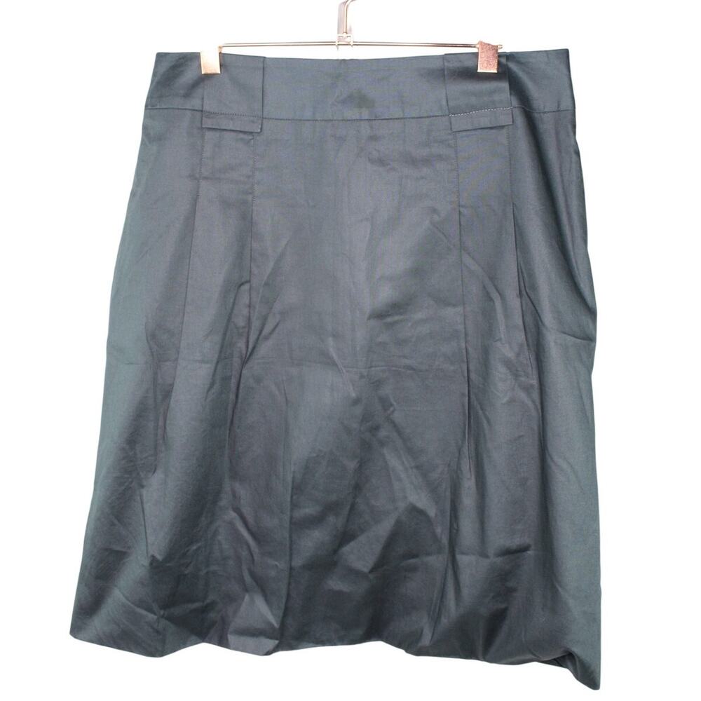Akris Punto Jersey Pencil Skirt Lightweight Knee Length Navy Blue US 10